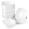 imageMALACASA 5 oz Porcelain Dip Bowls Set 12 Pack Small Ramekins Dipping Sauce Dishes Stackable Tiny Ramekins for Pudding Souffle Brulee Dessert Snack Charcuterie Boards accessories Oven Safe