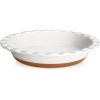 imageMALACASA Ceramic Pie Pan for Baking  9 Inch Quiche Baking Dish Nonstick Pie Plate Deep Dish ScratchResistant Pie Pan for Apple Pie Pot Pie Series TARA1 pc