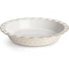 imageMALACASA Pie Dish for Baking Stoneware Pie Pan 9 Inch Embossed Deep Dish Pie Pans 45 OZ Round Baking Dish Pie Pan Fluted Dish Pie Plate for Apple Pie Quiche and Tart Set of 1 Series LYDIASet of 1