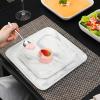 imageMALACASA Plates and Bowls Sets 24Piece Porcelain Dinnerware Sets for 6 Marble Grey Dish Set Square Dinnerware Set with Dinner Plates and Bowls Kitchen Plate Bowl Set Series IVY