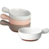 imageMALACASA 23 Oz French Onion Soup Bowls With Handles Ceramic Soup Crocks for Cereal Pasta Beef Stew ChilliOven Microwave Dishwasher Safe Set of 4 Multicolor Series TARAMulticolor