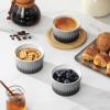 imageMALACASA Ramekins 8 oz Oven Safe Large Ceramic Souffle Dishes for Baking ampamp Serving Stoneware Custard Cups Ramekin for Creme Brulee Baking Bowls Set of 6 Grey Series RAMEKINDISHGrey
