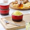 imageMALACASA Ramekins 8 oz Oven Safe Large Ceramic Souffle Dishes for Baking ampamp Serving Stoneware Custard Cups Ramekin for Creme Brulee Baking Bowls Set of 6 Grey Series RAMEKINDISHRed