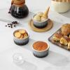 imageMALACASA Ramekins 8 oz Oven Safe Large Ceramic Souffle Dishes for Baking ampamp Serving Stoneware Custard Cups Ramekin for Creme Brulee Baking Bowls Set of 6 Grey Series RAMEKINDISHGrey