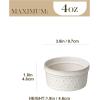 imageMALACASA Ramekins 6 Oz Oven Safe Ceramic Creme Brulee Souffle Dishes Pudding Custard Cups Ramekin For Baking Small Dipping Sauce Bowls Set of 4 Microwave and Dishwasher Safe Arctic White4 oz