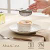 imageMALACASA Ramekins 6 Oz Oven Safe Ceramic Creme Brulee Souffle Dishes Pudding Custard Cups Ramekin For Baking Small Dipping Sauce Bowls Set of 4 Microwave and Dishwasher Safe Arctic White6 oz