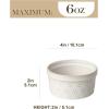 imageMALACASA Ramekins 6 Oz Oven Safe Ceramic Creme Brulee Souffle Dishes Pudding Custard Cups Ramekin For Baking Small Dipping Sauce Bowls Set of 4 Microwave and Dishwasher Safe Arctic White6 oz
