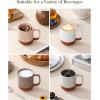 image:imageMALACASA Ceramic Coffee Mugs Set of 4 11oz Coffee Cups Modern Farmhouse Mugs for Coffee Latte Tea Hot Chocolate Cappuccino Milk Microwave amp Dishwasher Safe Multicolor Series TARAMulticolor