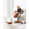 image:imageMALACASA Ceramic Coffee Mugs Set of 4 11oz Coffee Cups Modern Farmhouse Mugs for Coffee Latte Tea Hot Chocolate Cappuccino Milk Microwave amp Dishwasher Safe Multicolor Series TARAMulticolor