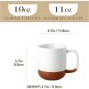 image:imageMALACASA Ceramic Coffee Mugs Set of 4 11oz Coffee Cups Modern Farmhouse Mugs for Coffee Latte Tea Hot Chocolate Cappuccino Milk Microwave amp Dishwasher Safe Multicolor Series TARAMulticolor